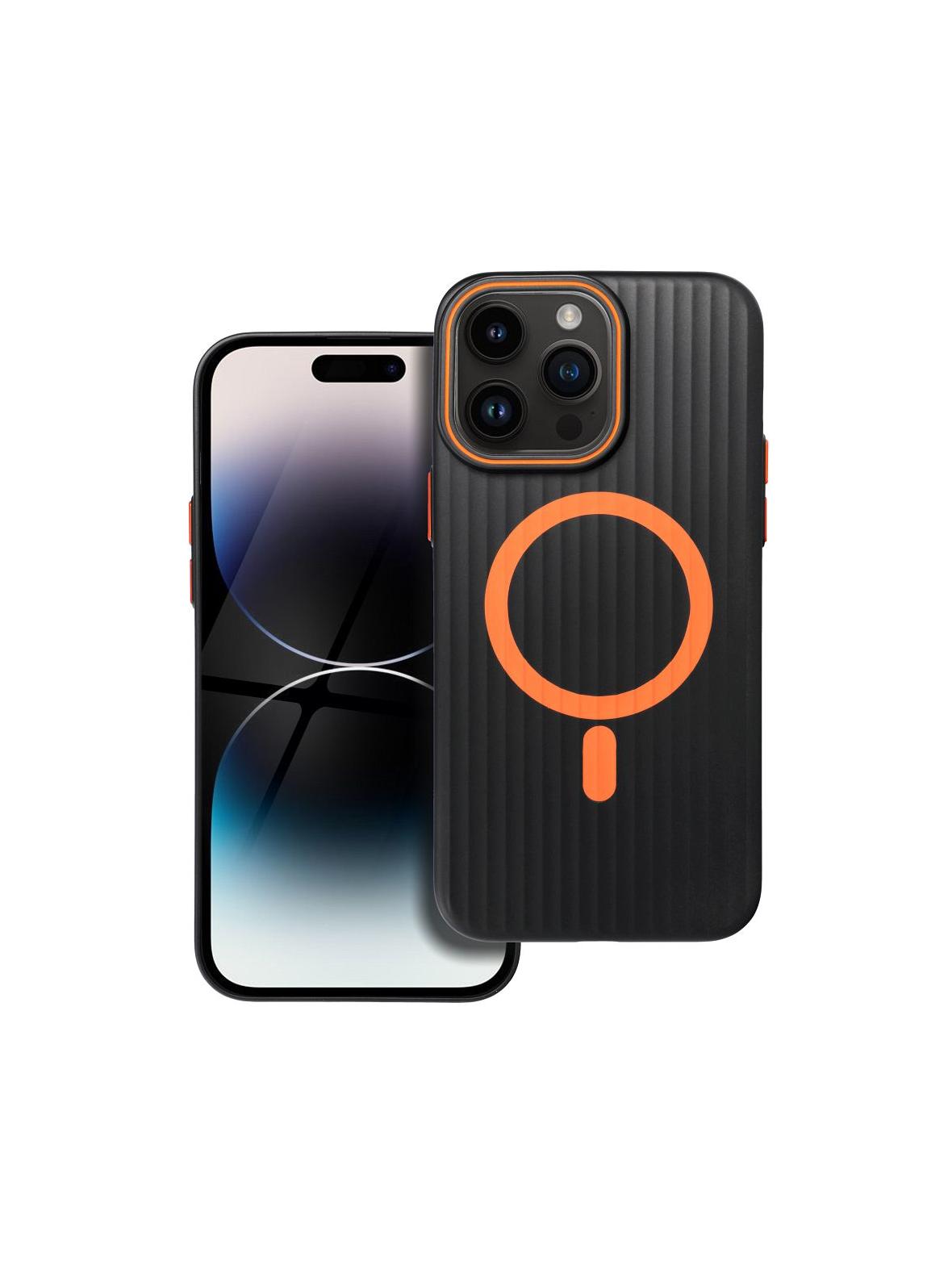 Futerał SIMPLY kompatybilny z MagSafe do IPHONE 14 Pro Max tytan czarny