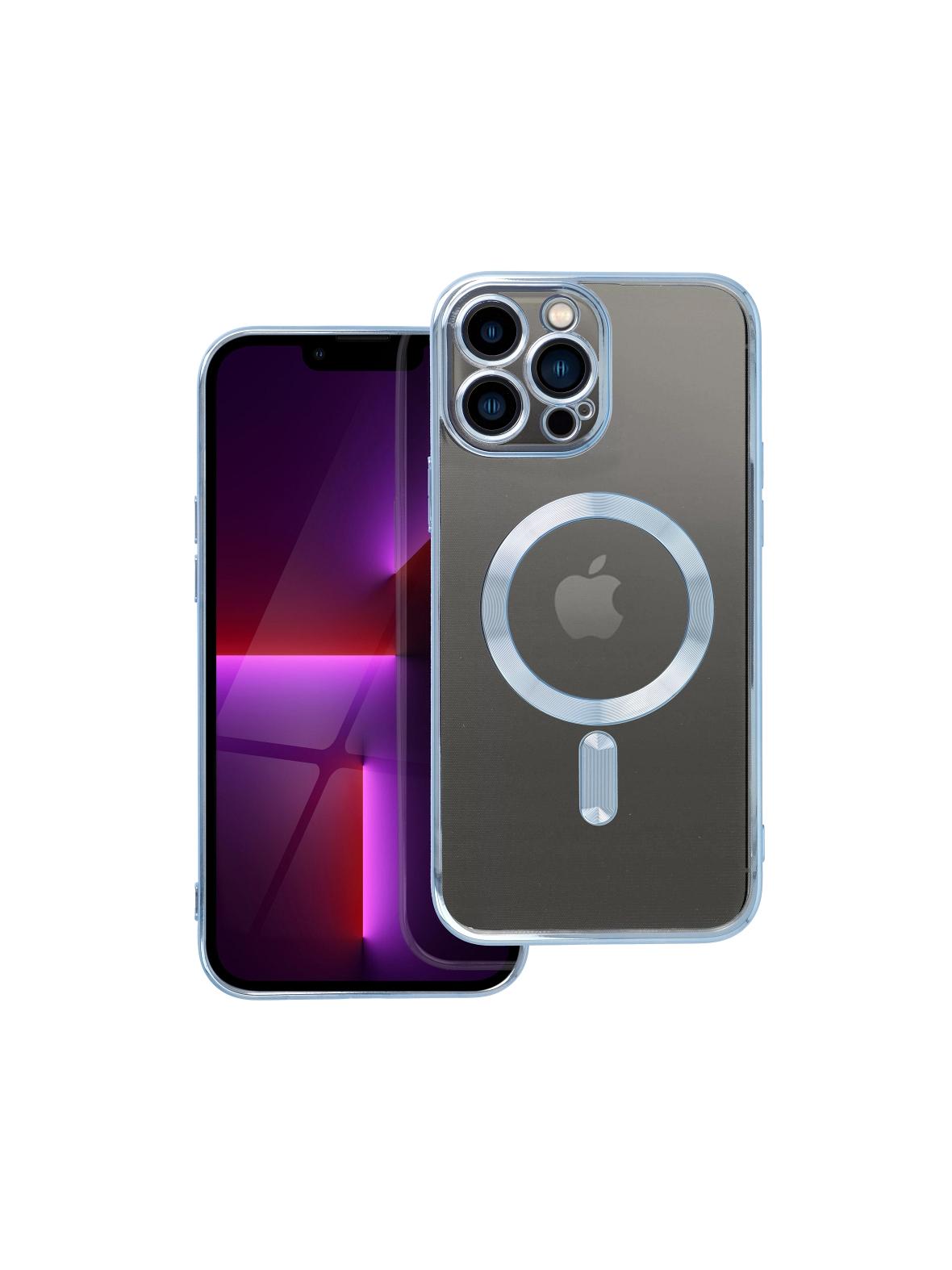 Futerał ELECTRO MAG COVER kompatybilny z MagSafe do IPHONE 13 Pro Max niebieski