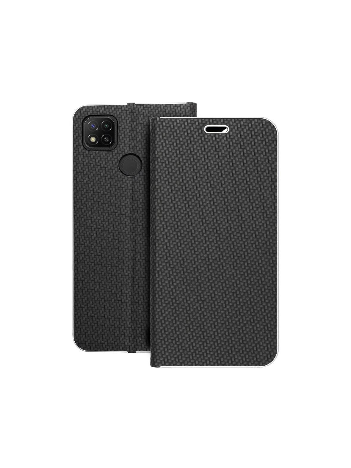 Kabura LUNA Book Carbon do XIAOMI Redmi 9C / 9C NFC czarny