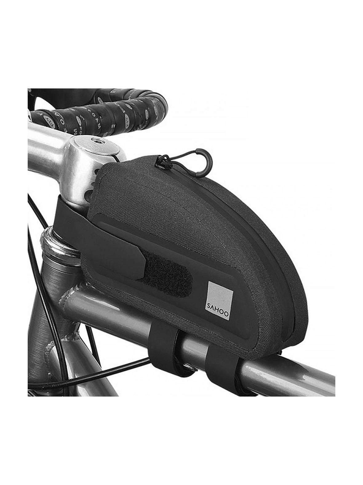 SAHOO torba rowerowa na ramę rowerową z zamkiem 0,3L 122035 czarna