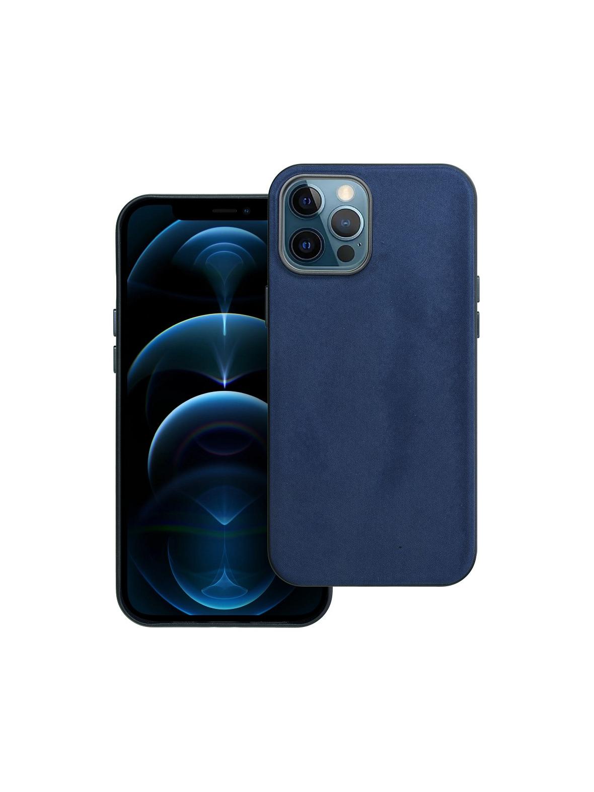 Futerał WOVEN MAG COVER kompatybilny z MagSafe do IPHONE 12 Pro Max niebieski