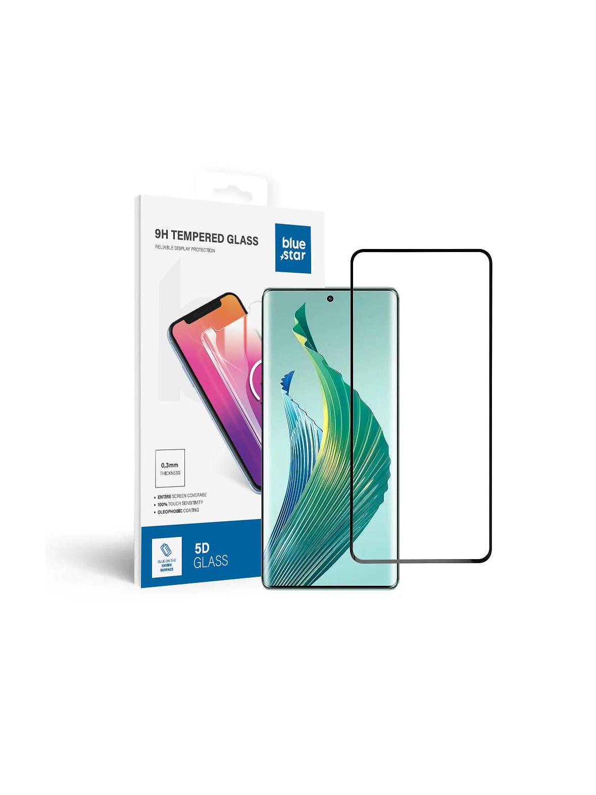 Szkło hartowane do Honor Magic 5 LITE Blue Star 5D czarne