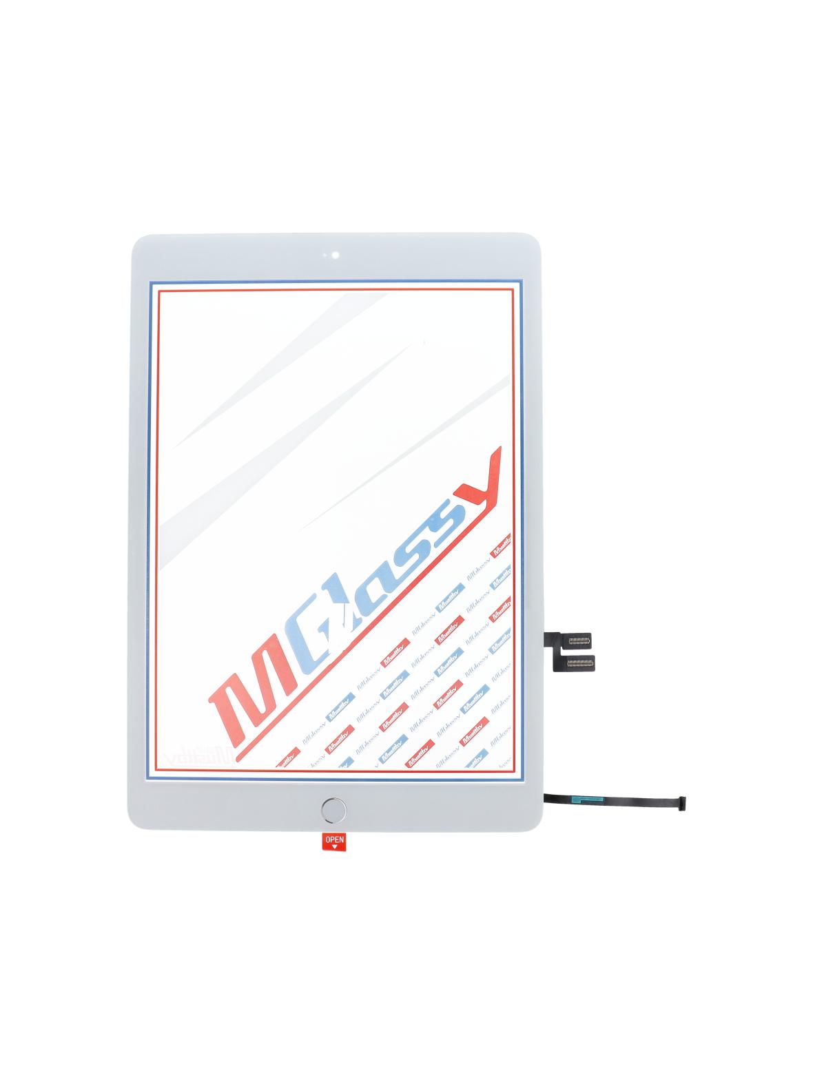 MUSTTBY Ekran dotykowy + taśma klejąca + Home do iPAD 8 (biały)