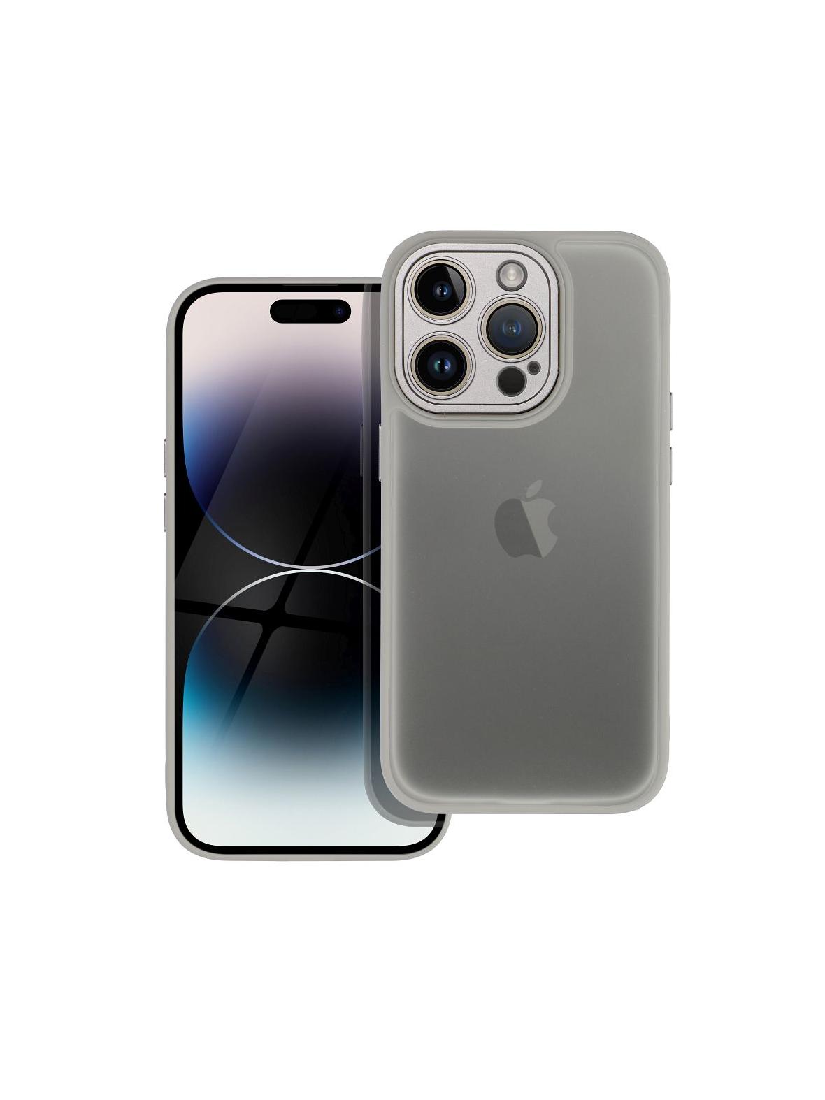 Futerał VARIETE do IPHONE 14 Pro stalowy