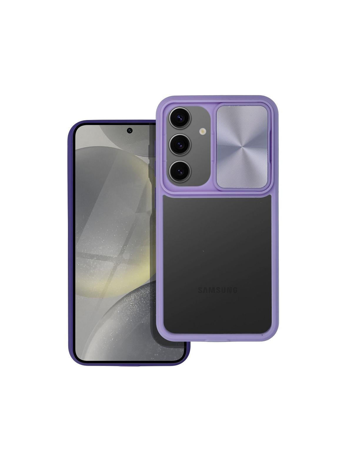 Futerał SLIDER do SAMSUNG S24 fioletowy