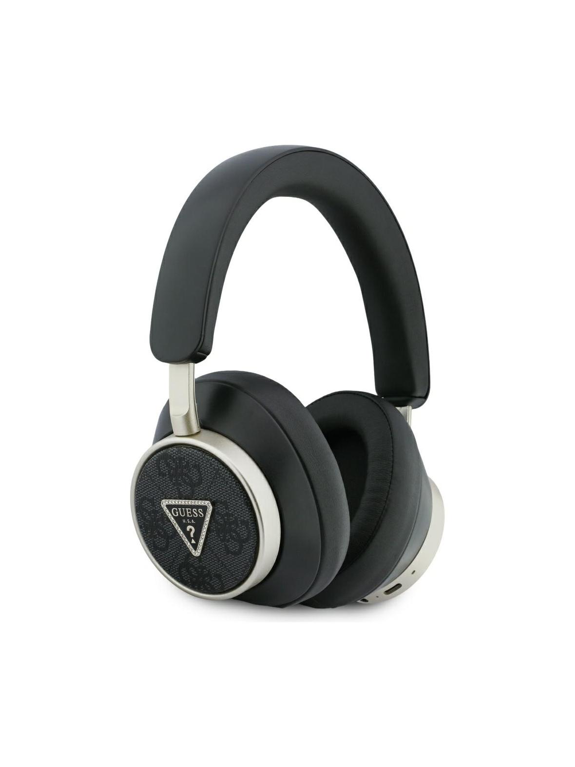 Słuchawki bezprzewodowe nauszne Guess ENC GUBHC15P4MRCTK (4G Triangle Logo) czarne