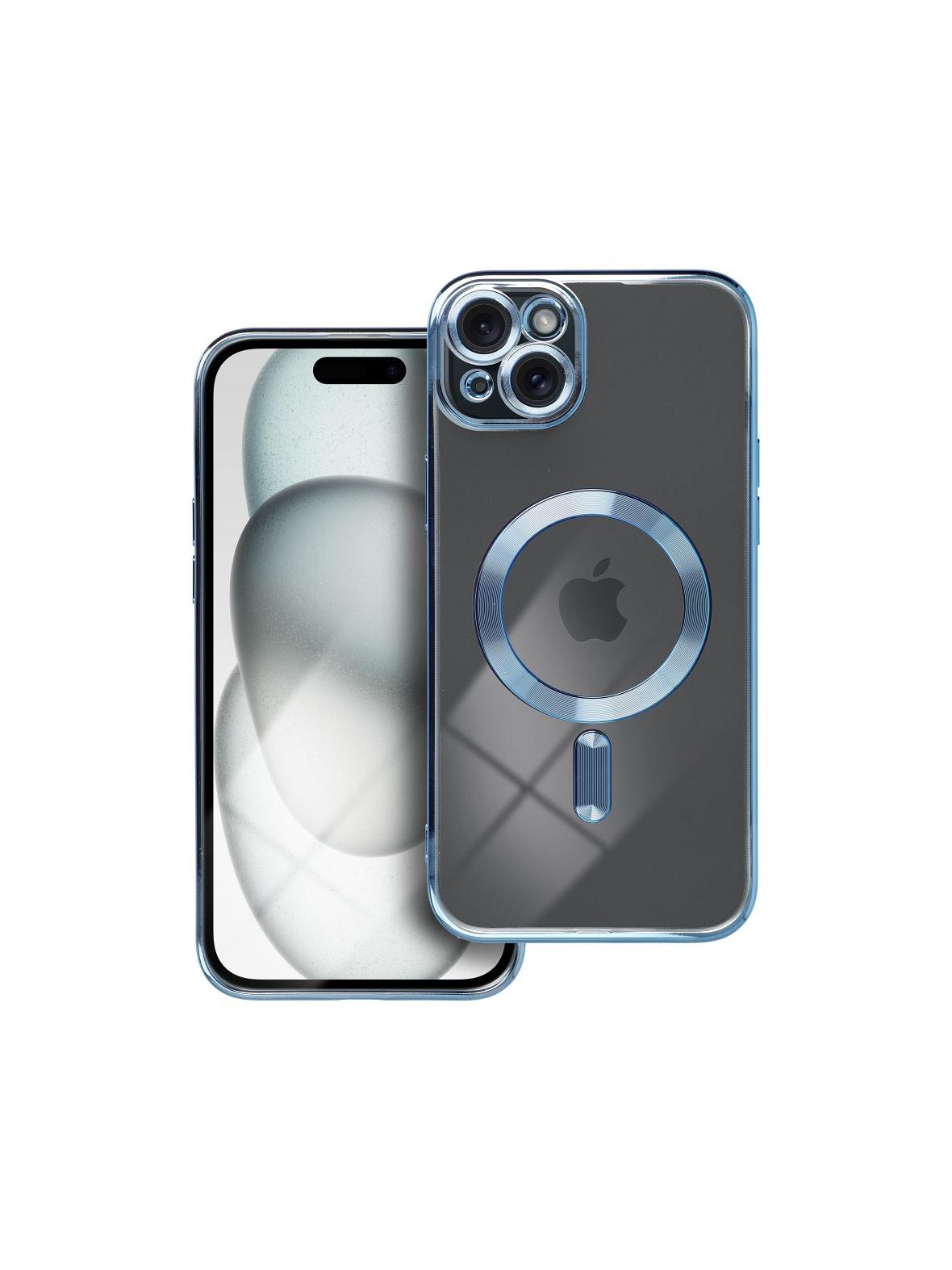 Futerał ELECTRO MAG COVER kompatybilny z MagSafe do IPHONE 15 Plus niebieski