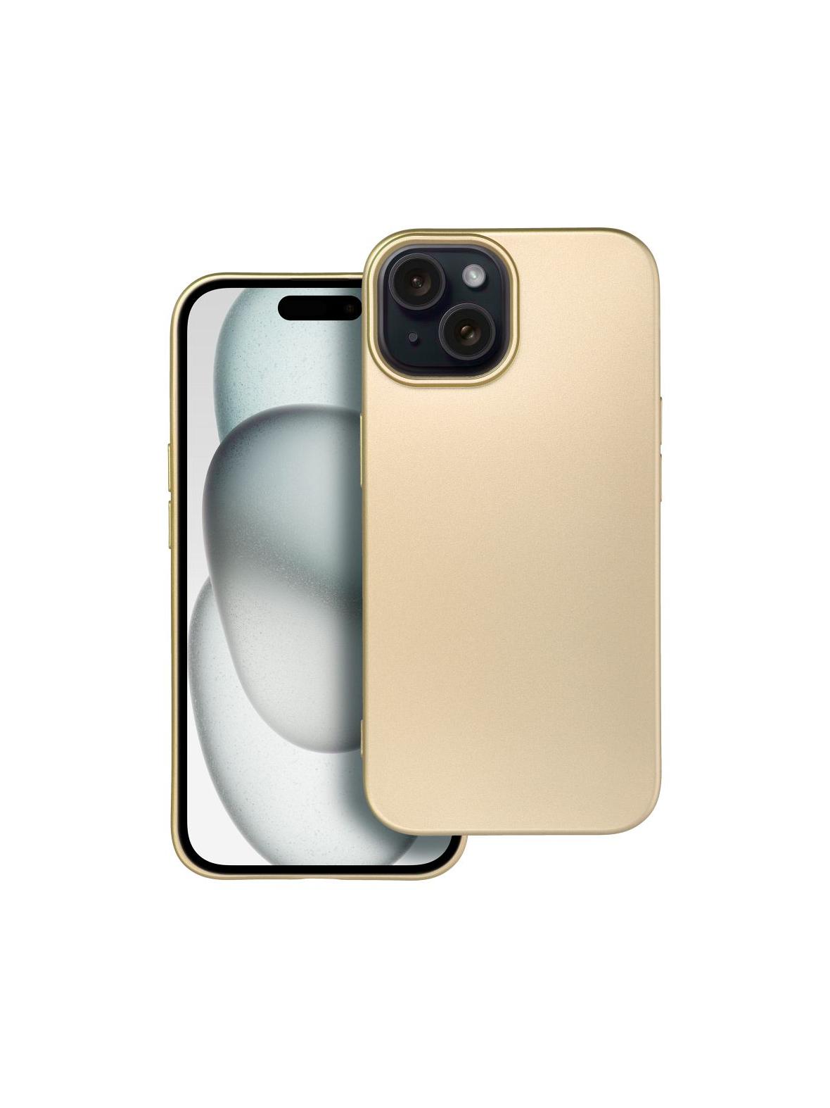 Futerał METALLIC do IPHONE 15 złoty