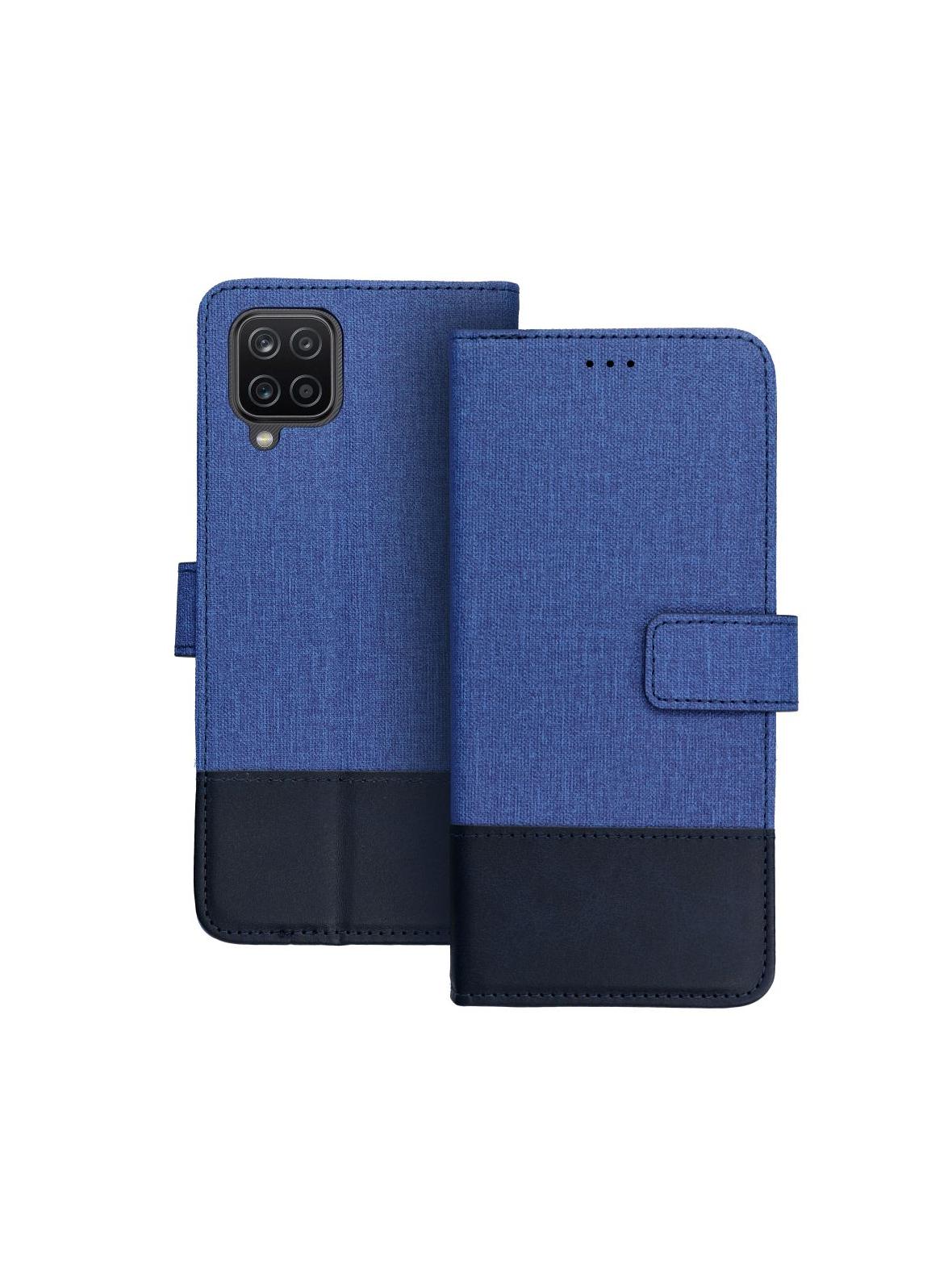 Kabura GOMMA Book do SAMSUNG A12 / M12 niebieski
