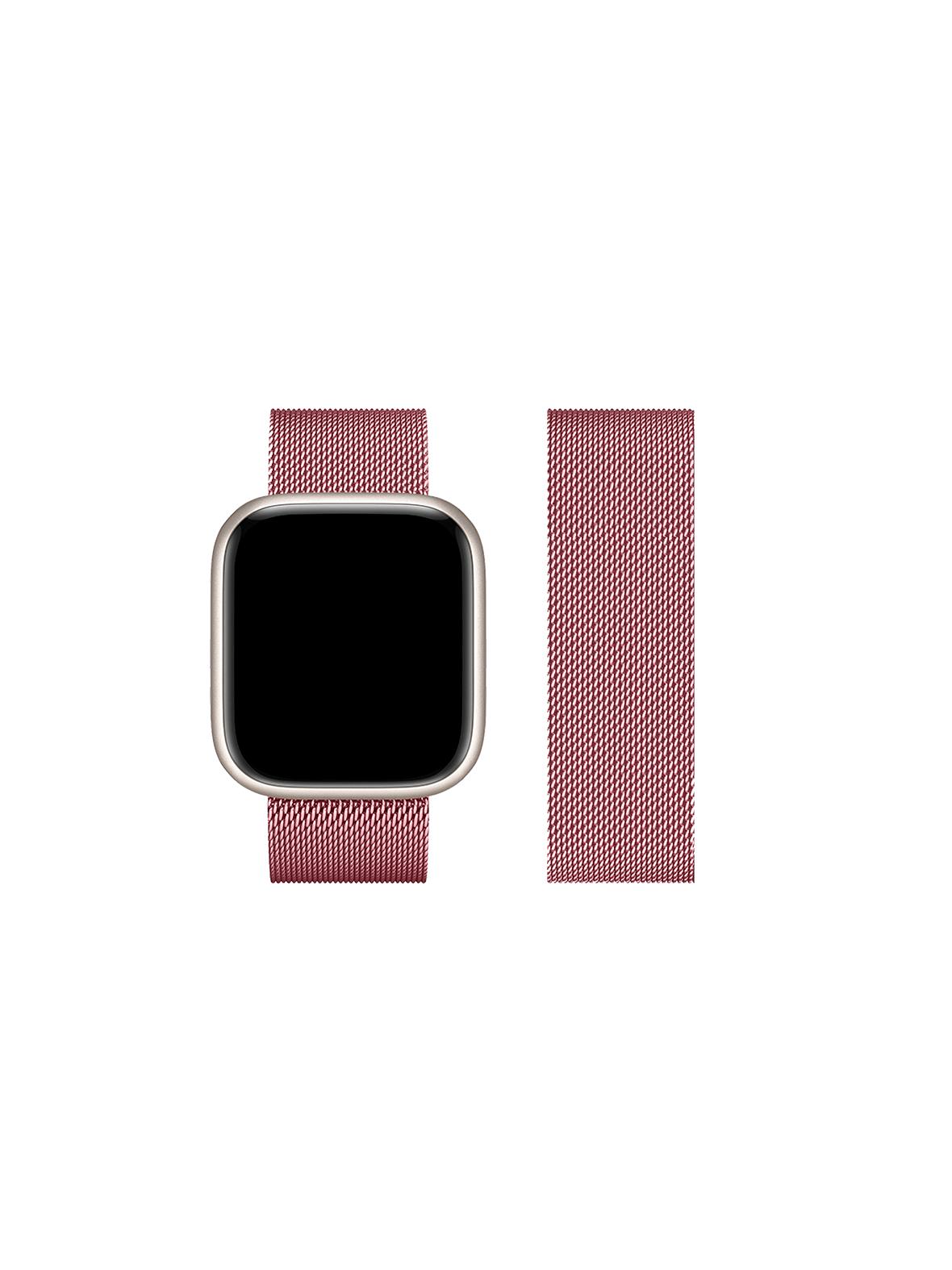 Pasek do Apple Watch Forcell F-Design FA03 magnetyczny stal 38 / 40 / 41 mm różowy
