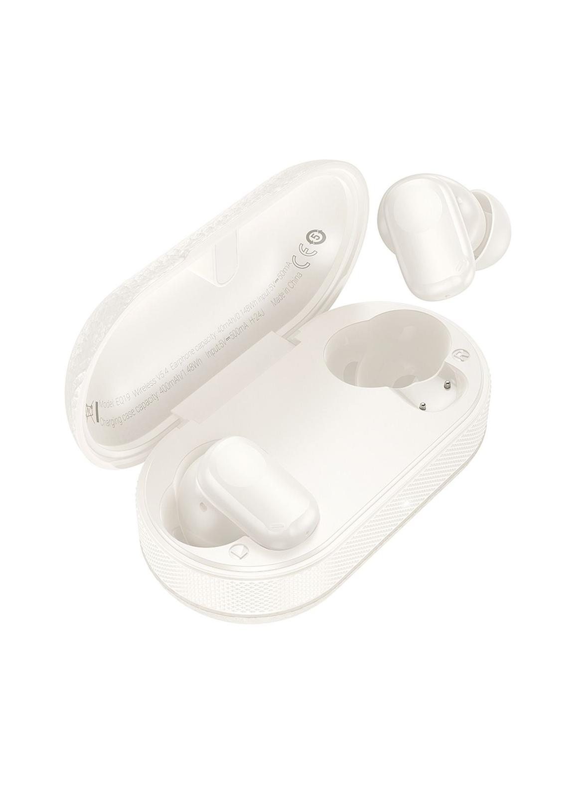 Słuchawki bezprzewodowe douszne Hoco TWS EQ19 białe