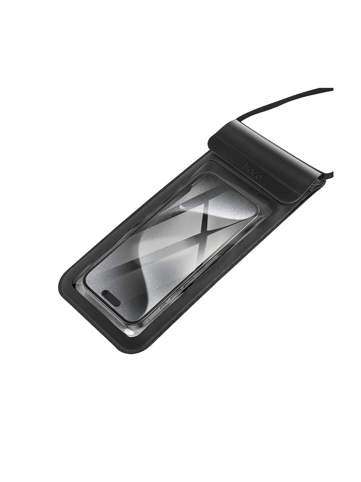 Wodoodporne etui na telefon Hoco IP68 240 x 120 x 15 mm HX53 czarne