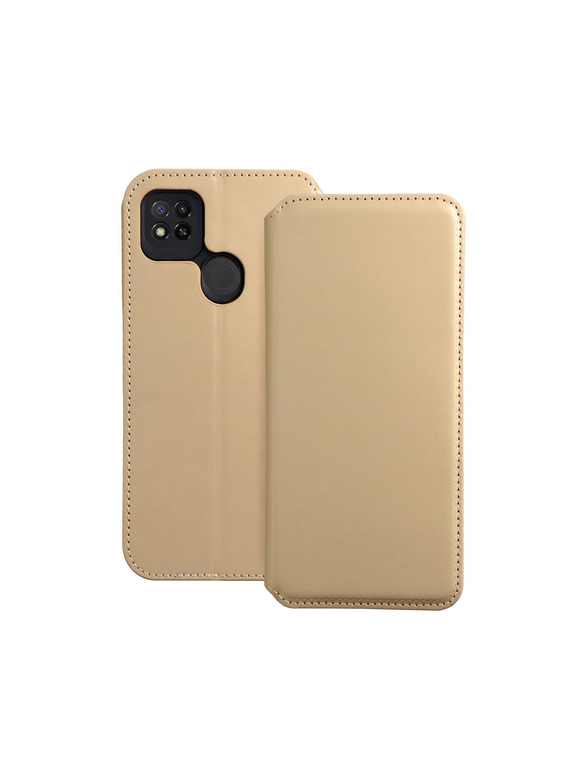 Kabura DUAL POCKET Book do XIAOMI Redmi 9c złoty