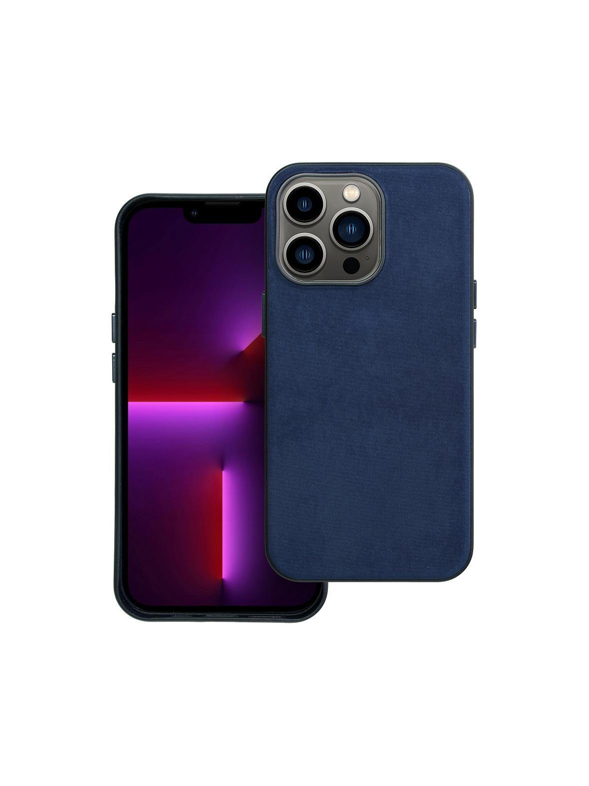 Futerał WOVEN MAG COVER kompatybilny z MagSafe do IPHONE 13 Pro niebieski