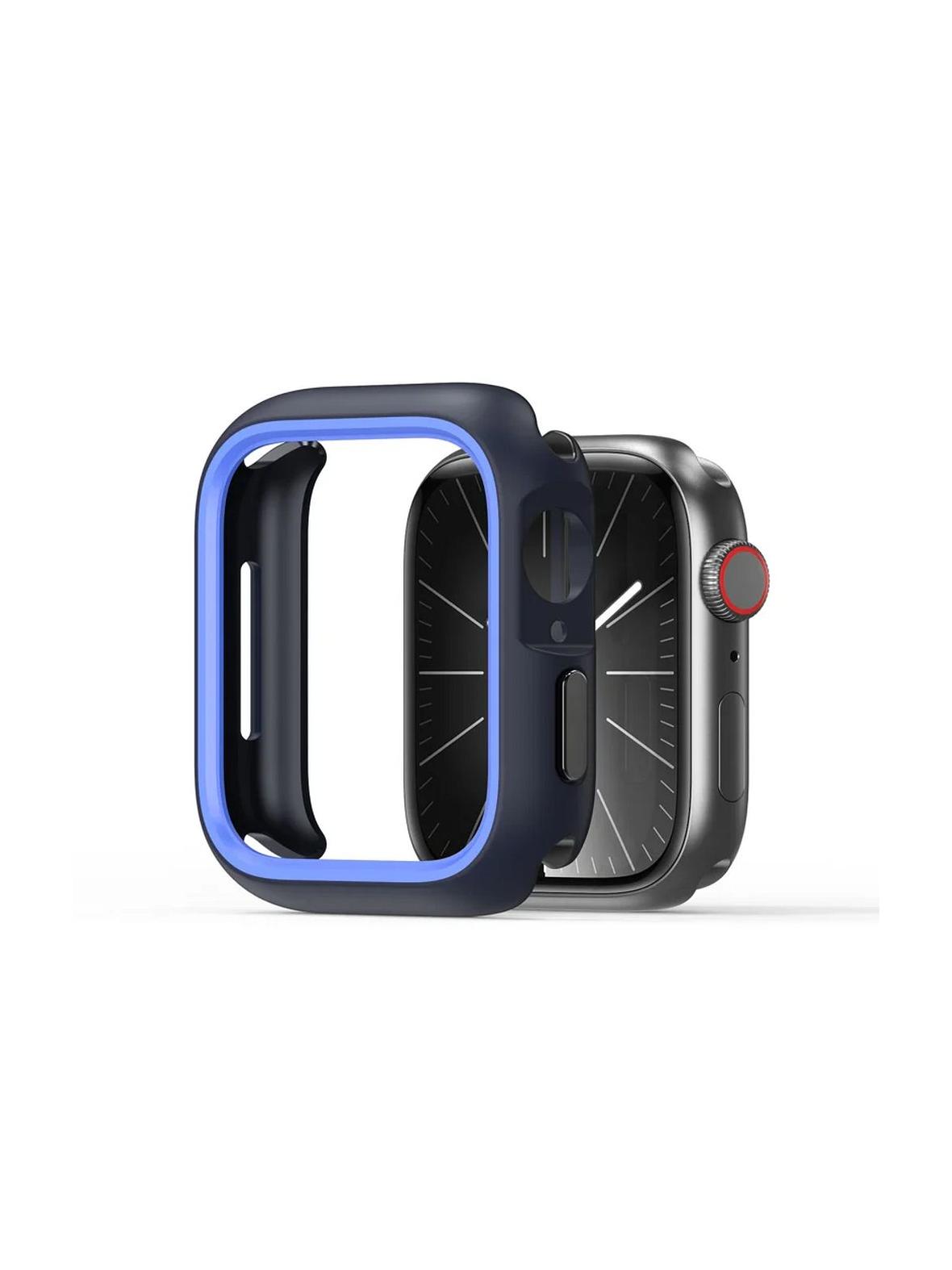 DUX DUCIS futerał BAMO do Apple Watch serii 10 42 mm czarno niebieski