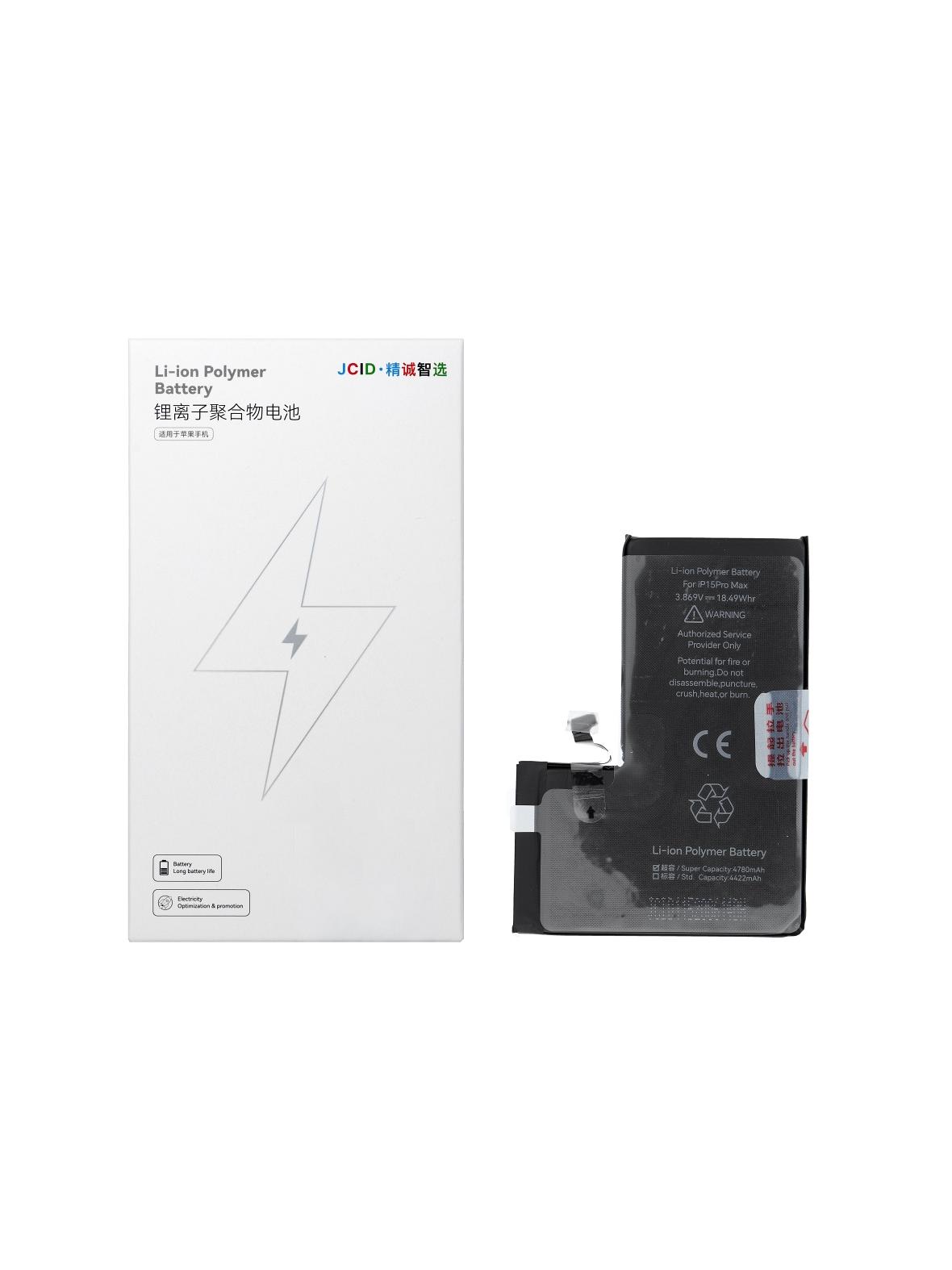 JCID Bateria do iPhone 15 Pro max 4800 mAh (zwiększona pojemność)