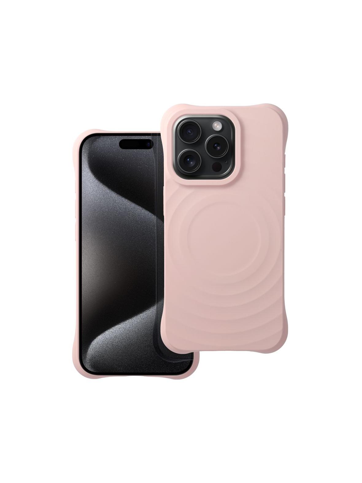 Silicone Zephyr Mag Cover kompatybilny z MagSafe do IPHONE 13 PRO MAX różowy