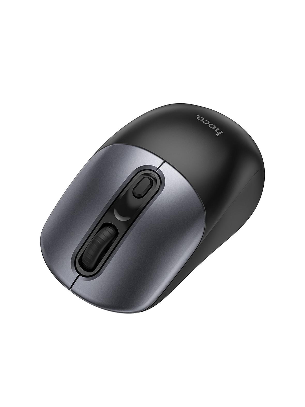 Myszka bezprzewodowa Hoco 2.4G 1600 dpi GM28 czarno szara