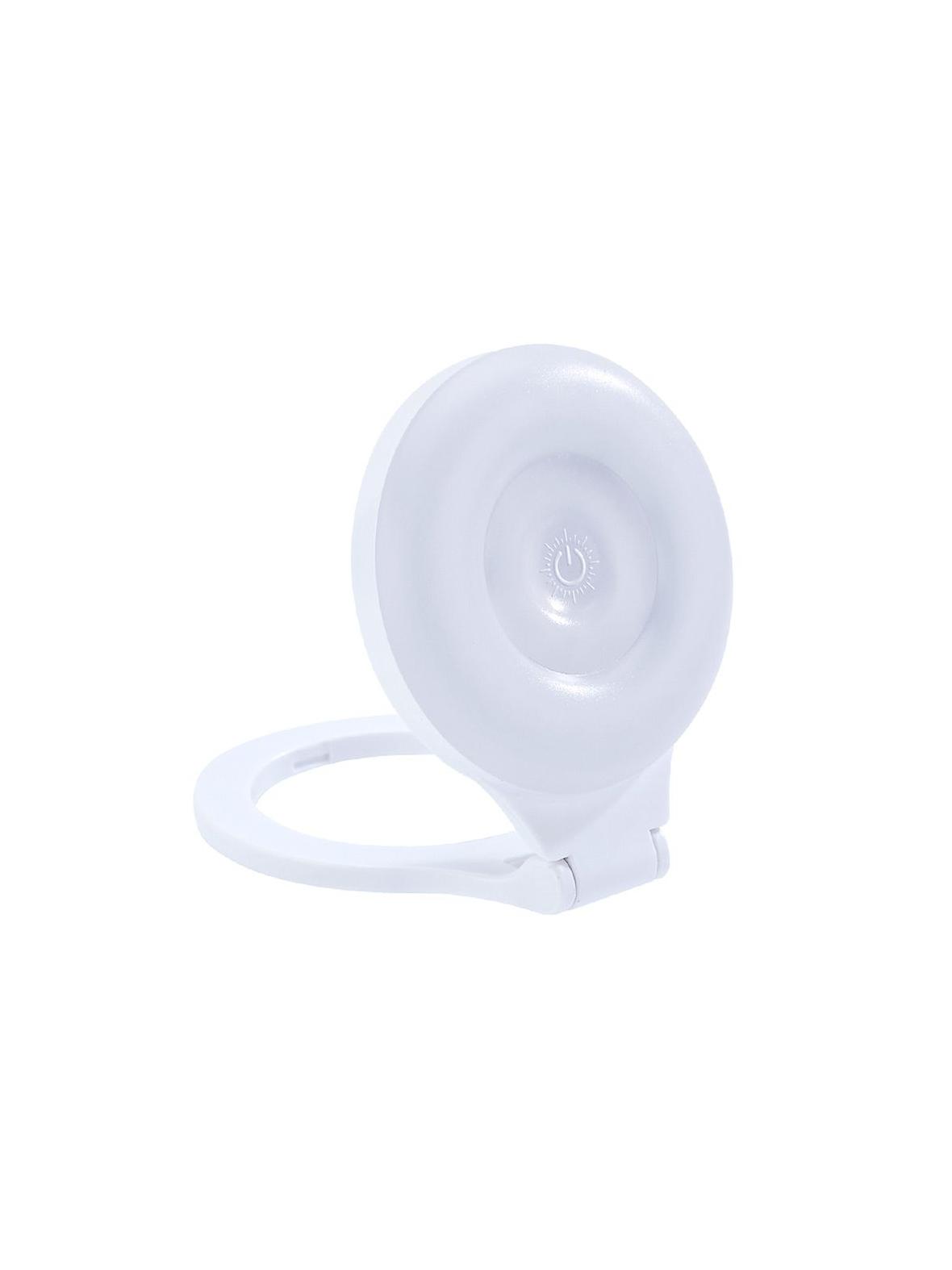 Mini podstawka magnetyczna do telefonu z lampką kompatybilna z MagSafe biała