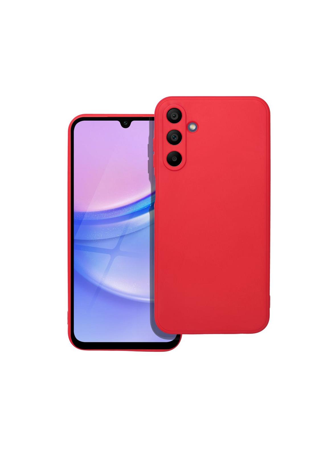 Futerał SOFT do SAMSUNG A15 5G / A15 4G czerwony