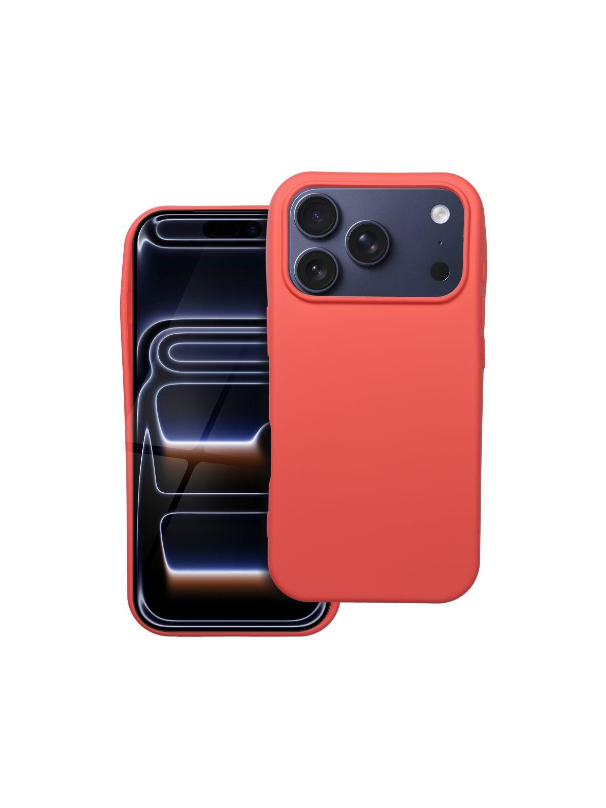 Futerał SILICONE do IPHONE 17 Pro brzoskwiniowy