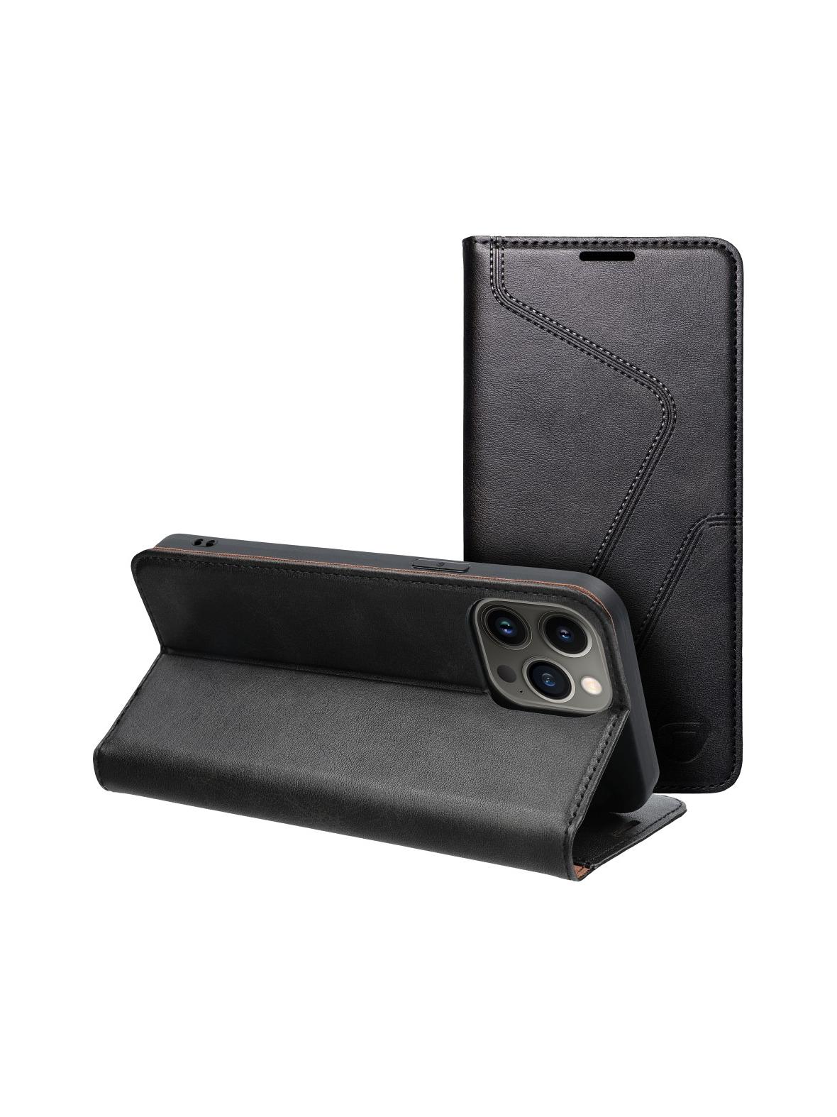 Pokrowiec na iPhone 13 PRO MAX Forcell F-Protect RFID Blocker Book czarny