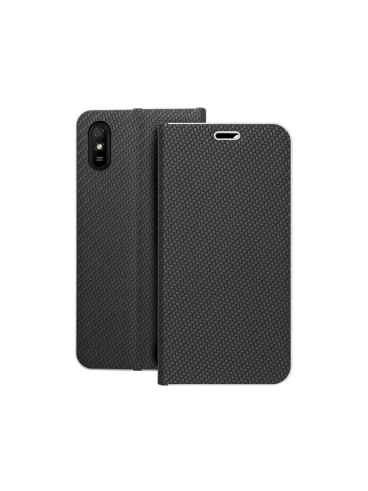 Kabura LUNA Book Carbon do XIAOMI Redmi 9AT / Redmi 9A czarny