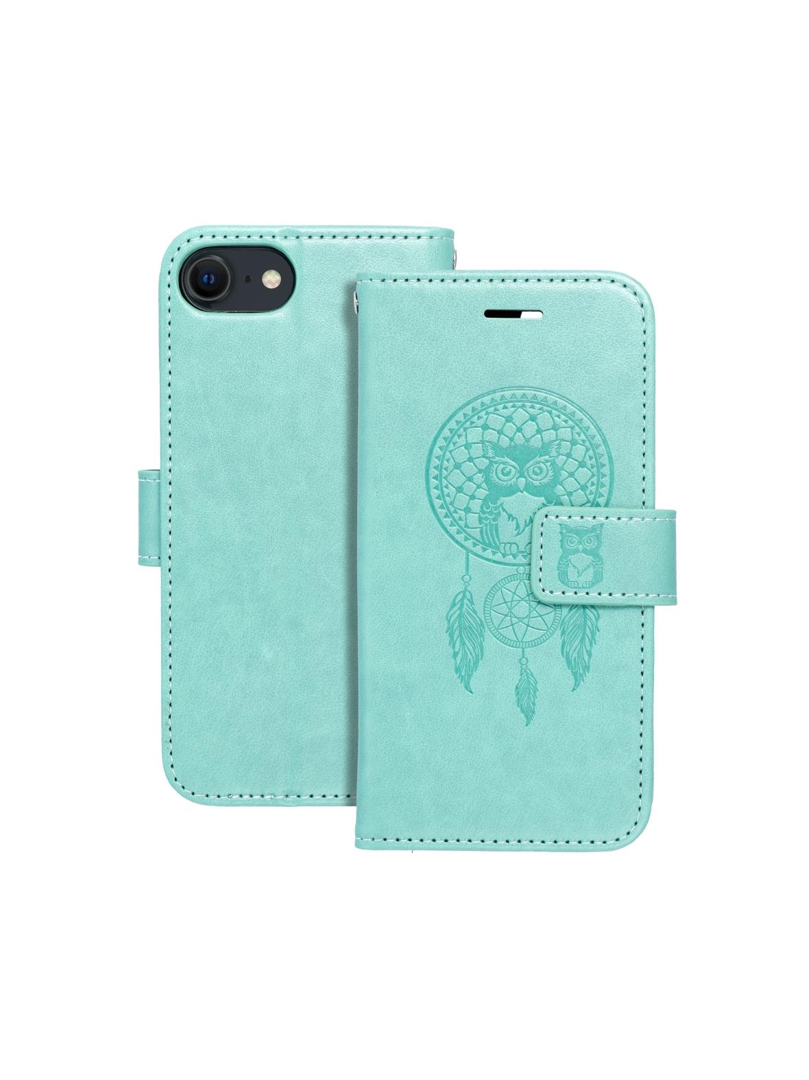 Kabura MEZZO Book do IPHONE 7 / 8 / SE 2020 / SE 2022 łapacz snów zielony