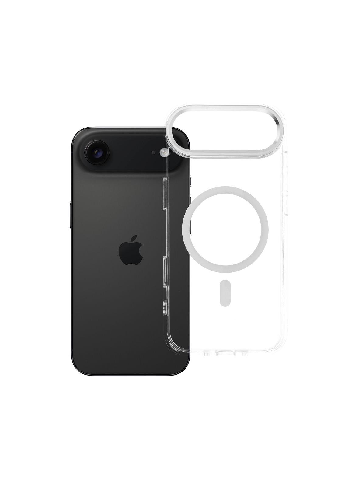 Futerał FRAME CLEAR HYBRID MAG COVER kompatybilny z MagSafe do IPHONE 17 Air transparentny