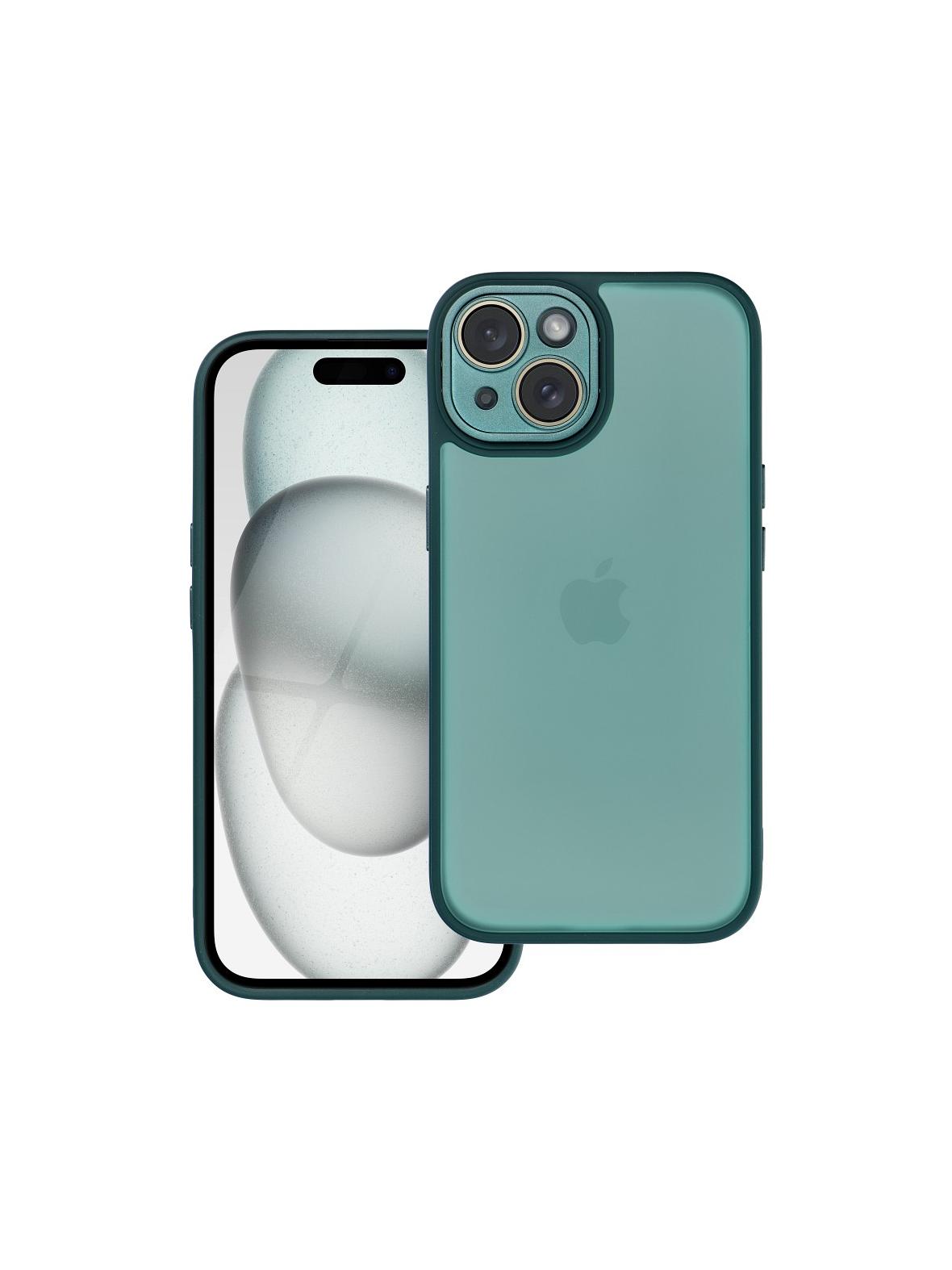 Futerał VARIETE do IPHONE 15 ciemnozielony