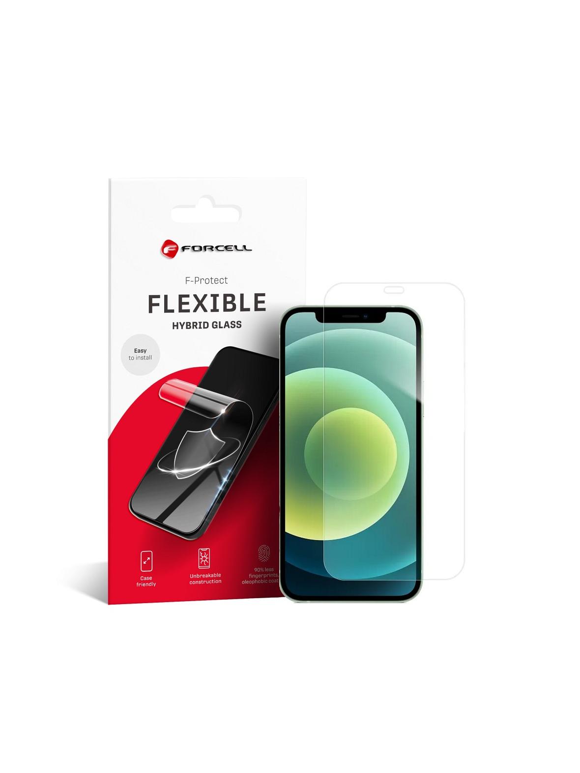 Szkło hybrydowe do iPhone 12 MINI Forcell Flexible Nano Glass