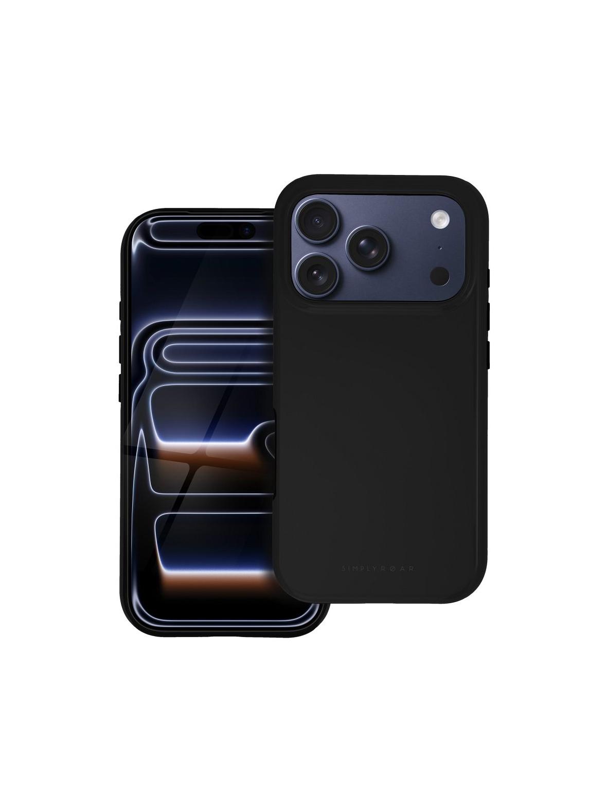 ROAR futerał RAINBOW BUMPER kompatybilny z MagSafe do IPHONE 15 czarny