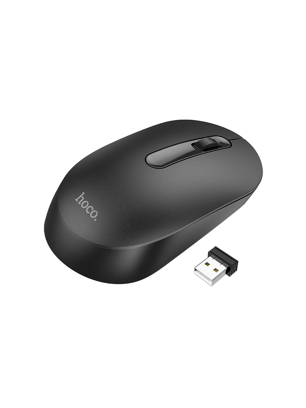 Myszka bezprzewodowa Hoco 2,4G 1200 dpi GM14 czarna