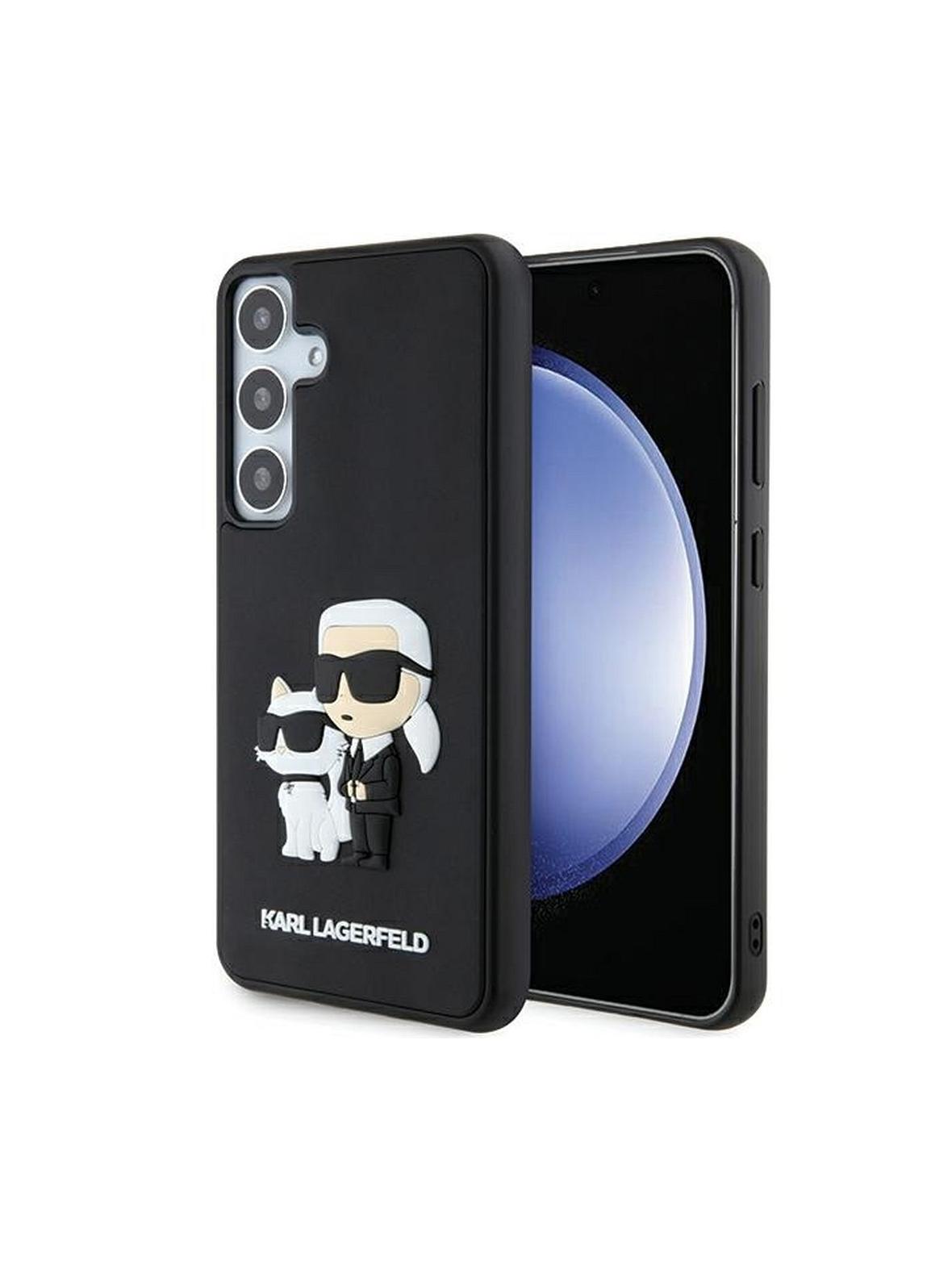 KARL LAGERFELD futerał do SAMSUNG S24 KLHCS24S3DRKCNK (3D RUBBER KC NFT) czarny