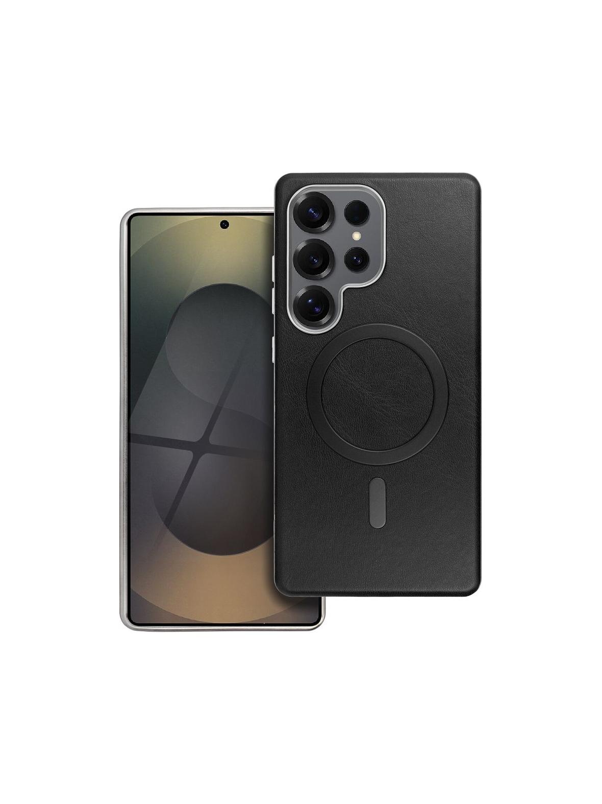 Futerał GENTLEMAN MAG COVER kompatybilny z MagSafe do SAMSUNG A07 czarny