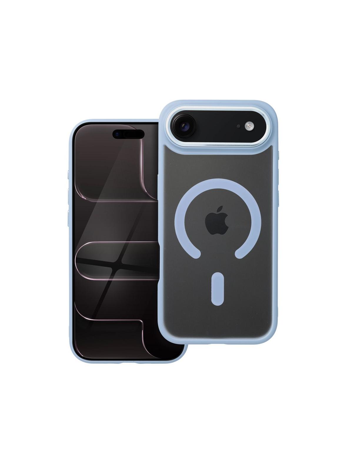 Futerał MATTE MAG COVER kompatybilny z MagSafe do IPHONE 17 Air niebieski