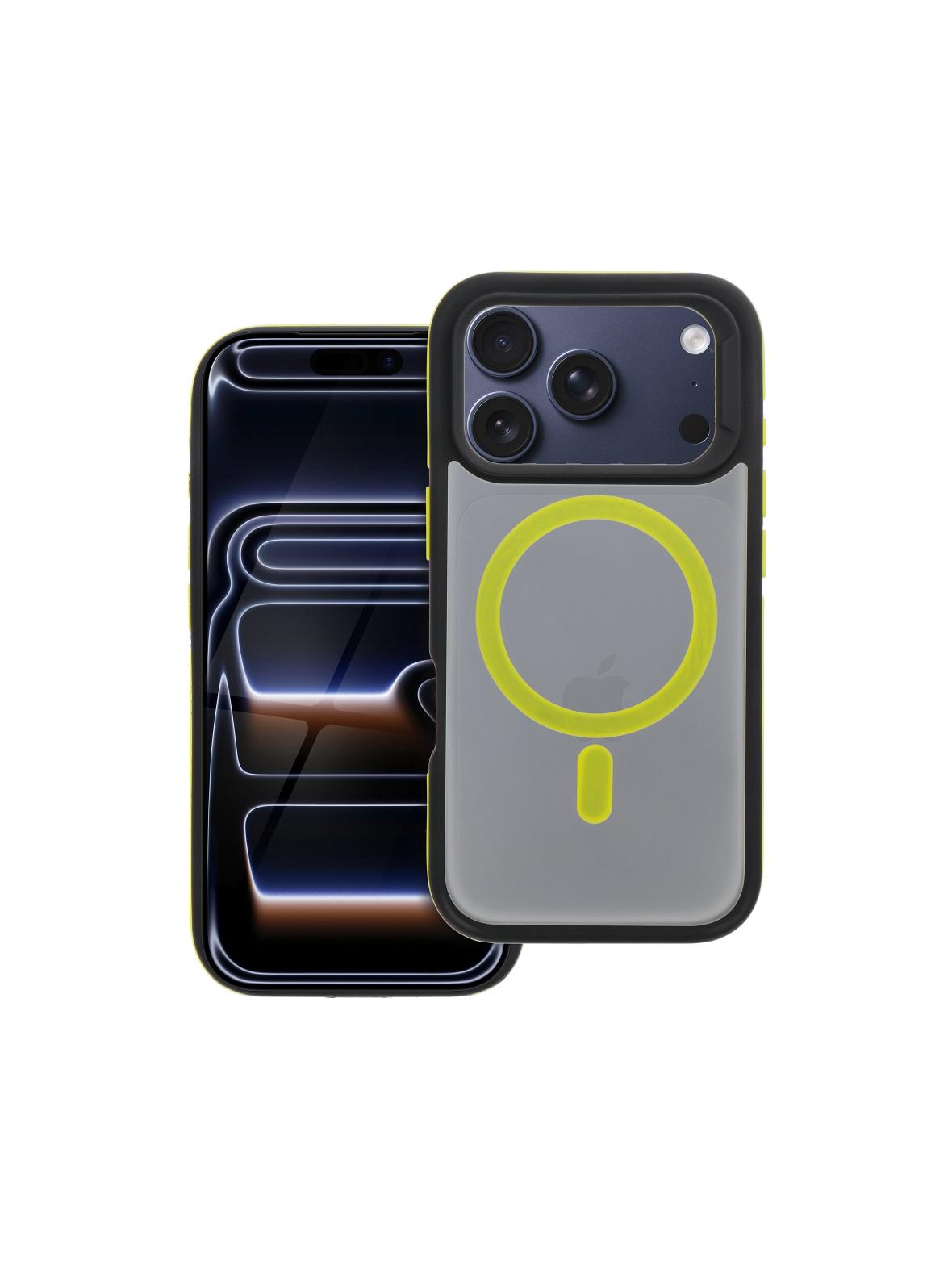 Futerał NEO do IPHONE 17 Pro kompatybilny z MagSafe żółty