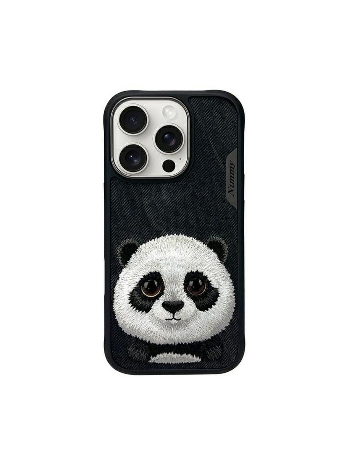NIMMY futerał BIG EYED PET 2.0 Panda do IPHONE 16 Pro czarny