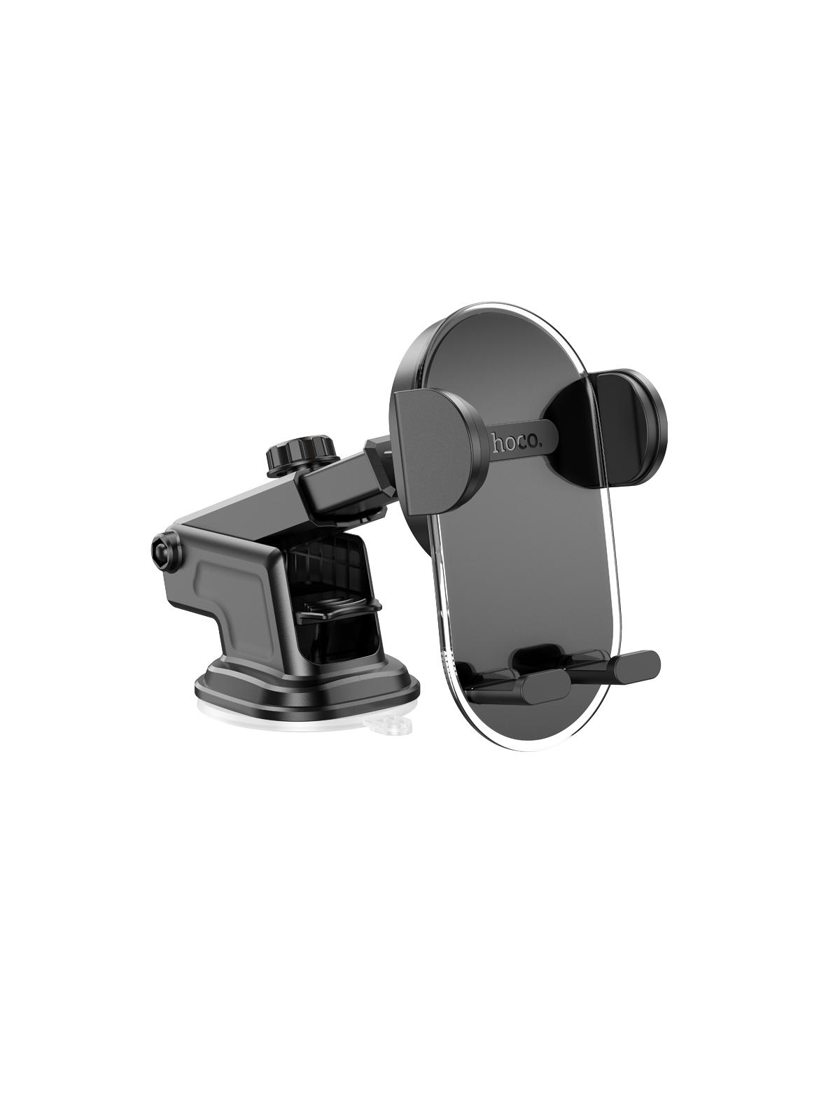 Uchwyt na telefon do samochodu uniwersalny Hoco do szyby / deski H3 czarny