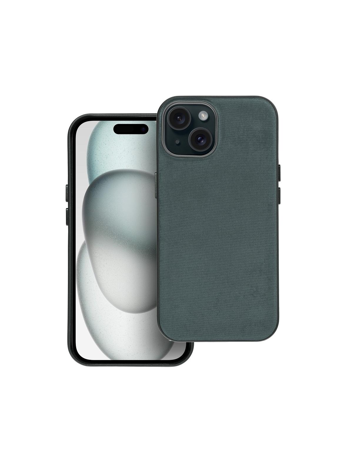 Futerał WOVEN MAG COVER kompatybilny z MagSafe do IPHONE 15 zielony