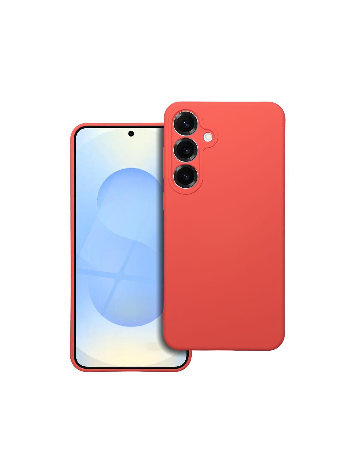 Futerał SILICONE do SAMSUNG S25 Plus brzoskwiniowy