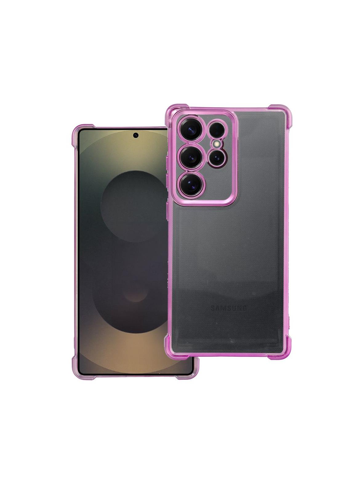 Futerał ANTISHOCK ELECTRO do SAMSUNG S25 Ultra purpurowy