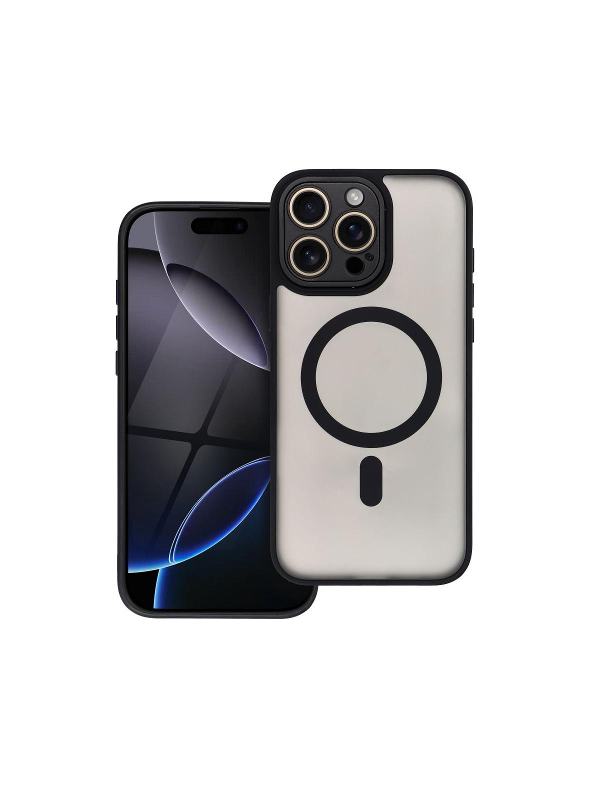 Futerał VARIETE MAG COVER kompatybilny z MagSafe do IPHONE 16 PRO MAX czarny