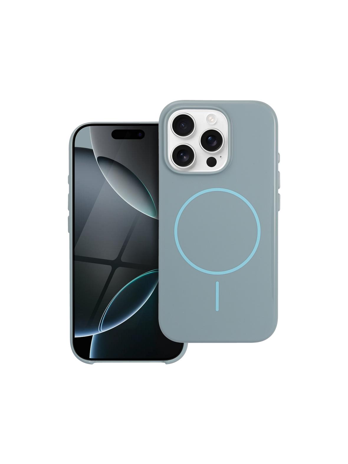 Glossy Mag Cover kompatybilny z MagSafe pasuje do IPHONE 17 PRO MAX miętowy