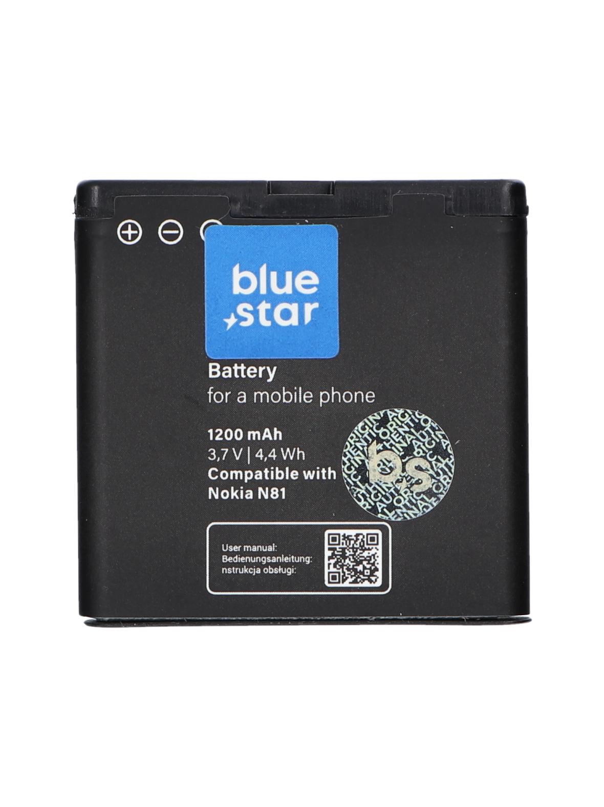 Bateria do Nokia E51 / N81 / N81 8GB / N82 / N86 1200 mAh Blue Star Premium