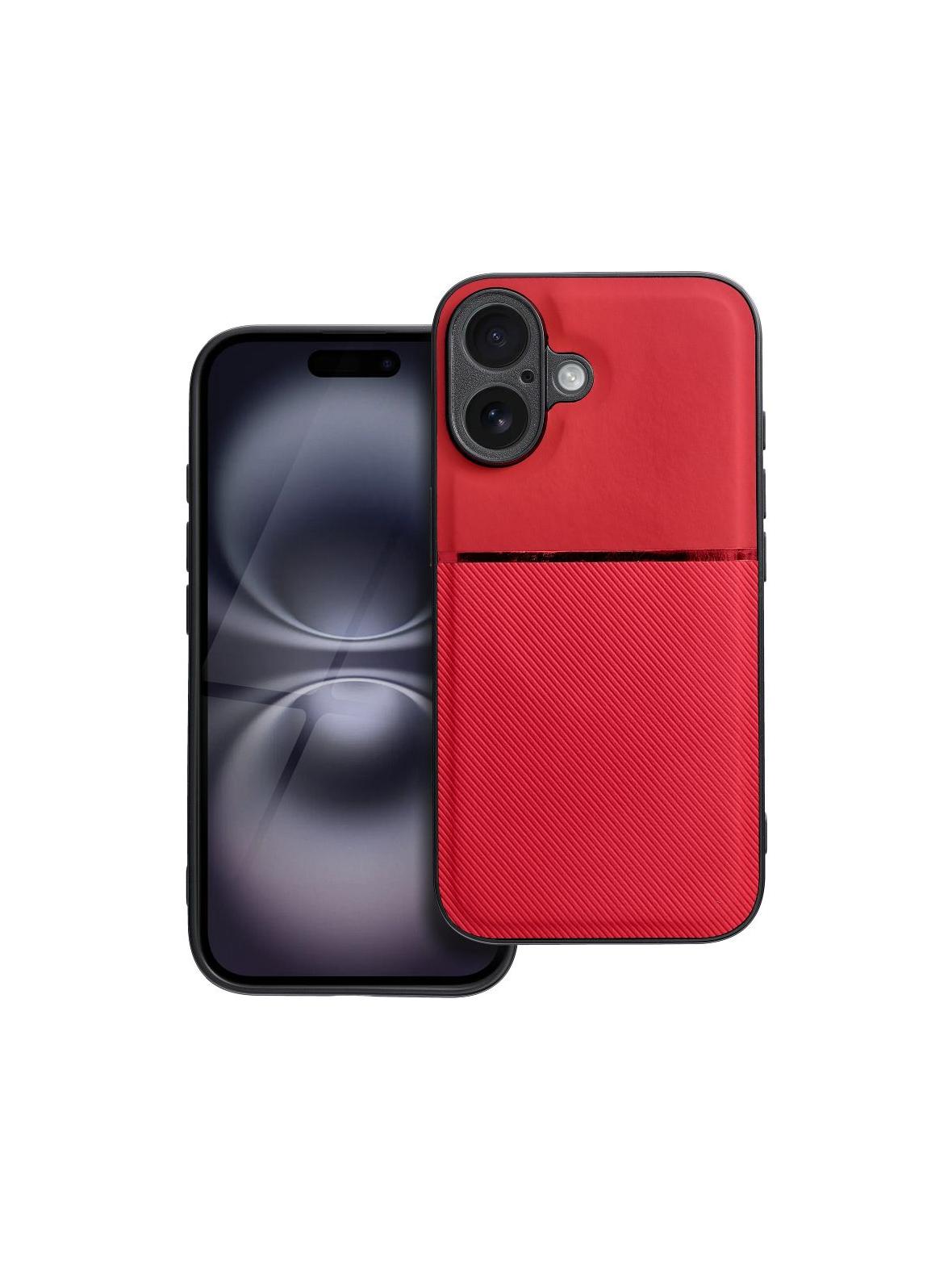 Futerał NOBLE do IPHONE 16 czerwony