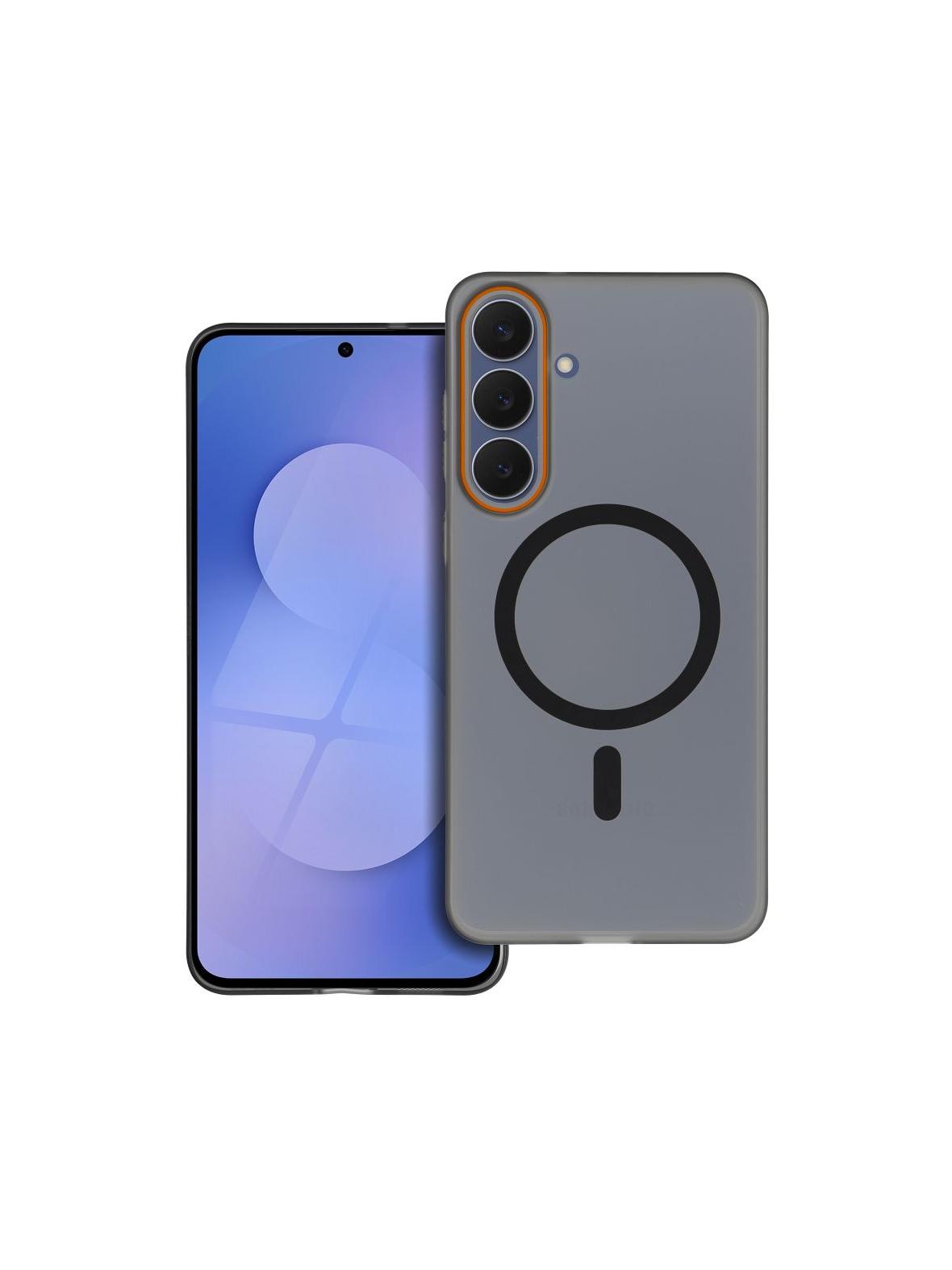 Futerał GO ORANGE kompatybilny z MagSafe do SAMSUNG A36 czarny