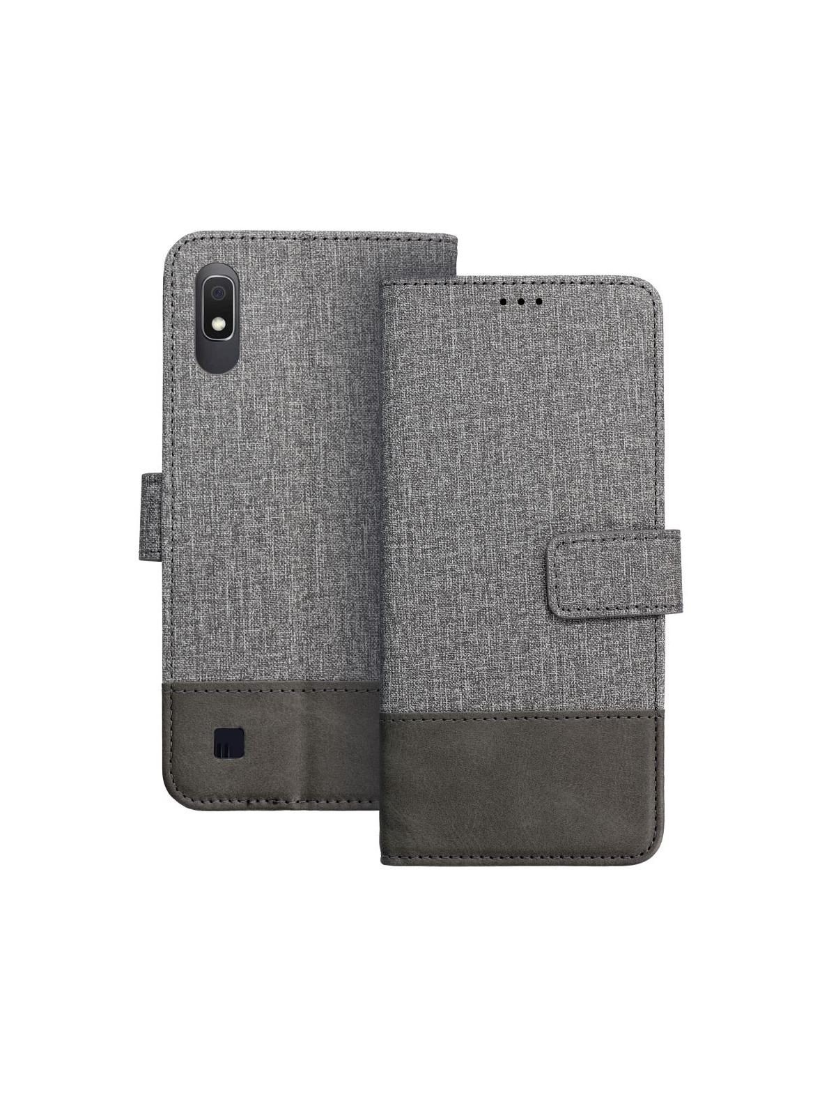 Kabura GOMMA Book do SAMSUNG A10 szary