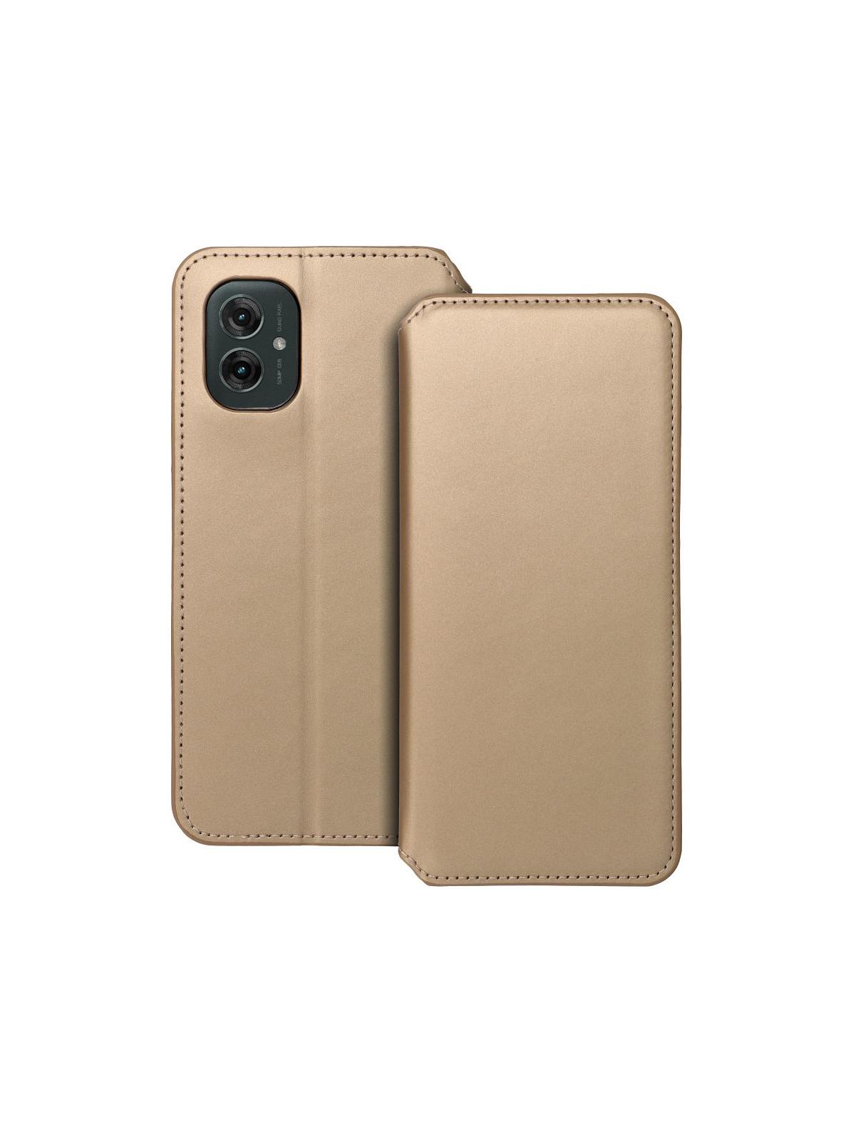 Kabura DUAL POCKET Book do MOTOROLA G55 5G złoty