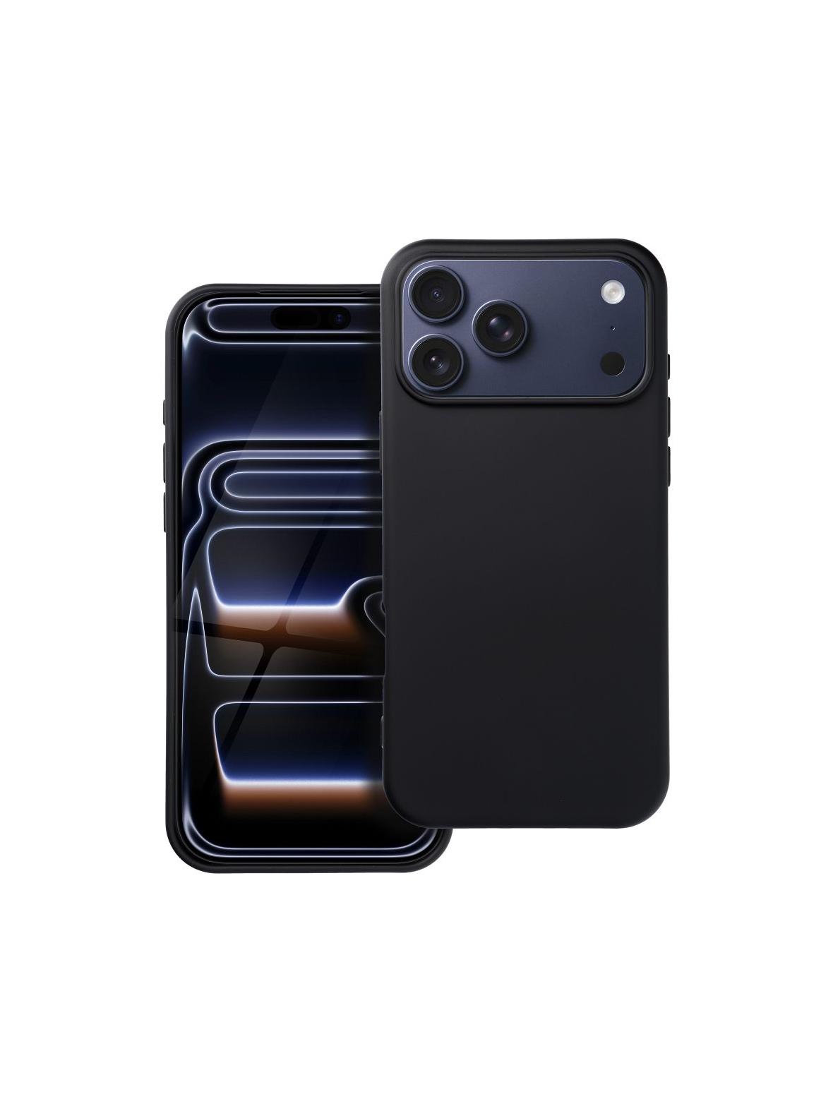 Futerał SILICONE do IPHONE 17 Pro Max czarny